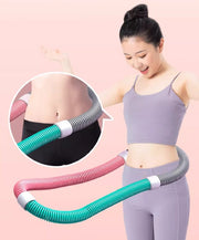ソフトフラフープ 大人用 フィットネス器具 エクササイズ トレーニング ダイエット ソフトスプリング 静音 ウエスト 背中 胸 脚 リング カロリー消費 腹筋