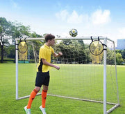 ターゲットネット サッカーゴール サッカー用品 シュート練習 ターゲット練習 スポーツ 運動 ゴールネット シュートネット 練習 スキルアップ トレーニング 方向 狙う 部活 学生 便利グッズ スポーツ用品 スポーツグッズ 黄 黒