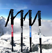 トレッキングポール 登山用杖 単品 1本 伸縮 トレッキングステッキ スティック I型グリップ ハイキング 山登り ウォーキング つえ 杖 耐衝撃 シャフト 手首負担軽減 登山用品