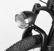 自転車用ライト ヘッドライト LEDライト 砲弾型 砲丸型 電池式 明るい 防水 軽量 レトロ感 クラシック感 ファットバイク