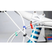 自転車用ケーブルクリップ 10個セット ブレーキケーブルクリップ ケーブルホルダー 自転車アクセサリー パーツ 固定 回転 整理 ブレーキケーブル シフトケーブル スッキリ マウンテンバイク ロードバイク サイクリング
