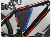 フレームバッグ ドリンクホルダー 自転車バッグ 三角バッグ 自転車ポーチ 車体装着バッグ 自転車 マウンテンバイク サイクリング ペットボトル 水筒 ドリンク 車体装着 三角 トライアングル型 面ファスナー マジック テープ ファスナー ジッパー 便利 小物収納 シンプル