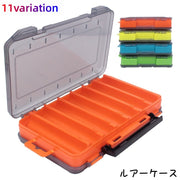 ルアーケース フライケース エギケース 両面収納 仕切り付き 道具箱 タックルボックス ルアー入れ 釣り用品 釣り具入れ フィッシング ツールボックス 小物入れ 持ち運び 川釣り 海釣り
