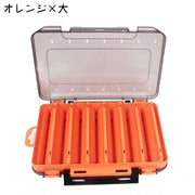 ルアーケース フライケース エギケース 両面収納 仕切り付き 道具箱 タックルボックス ルアー入れ 釣り用品 釣り具入れ フィッシング ツールボックス 小物入れ 持ち運び 川釣り 海釣り