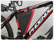 フレームバッグ 自転車バッグ 三角バッグ 自転車ポーチ 車体装着バッグ 自転車 マウンテンバイク サイクリング 車体装着 三角 トライアングル型 面ファスナー ファスナー ジッパー 便利 小物収納 シンプル