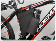 フレームバッグ ドリンクホルダー 自転車バッグ 三角バッグ 自転車ポーチ 車体装着バッグ 自転車 マウンテンバイク サイクリング ペットボトル 水筒 ドリンク 車体装着 三角 トライアングル型 面ファスナー ファスナー ジッパー 便利 小物収納 シンプル