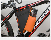 フレームバッグ ドリンクホルダー 自転車バッグ 三角バッグ 自転車ポーチ 車体装着バッグ 自転車 マウンテンバイク サイクリング ペットボトル 水筒 ドリンク 車体装着 三角 トライアングル型 面ファスナー ファスナー ジッパー 便利 小物収納 シンプル