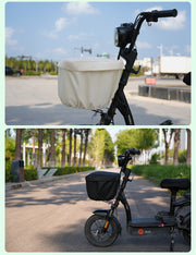 自転車カゴ かごカバー バスケットカバー 前かご 着脱式 折り畳み 取付 取り外し エコバッグ 簡単 クロスバイク マウンテンバイク 買い物バスケット 蓋付き ジッパー ファスナー 盗難防止 落下防止 通勤 通学