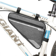 フレームバッグ 自転車 車体装着 バッグ 鞄 カバン ポーチ 自転車用品 自転車グッズ 自転車アクセサリー 三角形 トライアングル ジッパー チャック