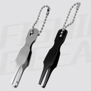 スプリットリングオープナー フィッシングプライヤー 釣り用品 プライヤー スプリットリング外し 持ち運び コンパクト チェーン付き 釣り道具 釣具 便利 銀色 黒 シルバーカラー