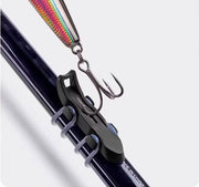 フックキーパー フックホルダー 単品 1個 ルアー用 リング付き 釣り具 固定 調整可能 傷防止 釣り竿 ロッド 釣り針 フィッシング 便利 簡単