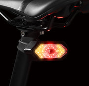テールライト 自転車 テールランプ 方向指示器 サイクルライト USB 充電式 リモコン ウインカー LED 防水 自転車アクセサリー 夜間 光る ベルト付き リチウム サイクリング 登山 アウトドア ランニング ジョギング シンプル 取り付け簡単