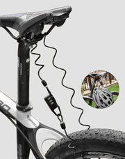 自転車用 ワイヤーロック ダイヤルロック ３桁 リング 施錠 ロック 自転車 マウンテンバイク ロードバイク 盗難防止 防犯 セキュリティ
