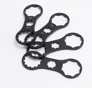自転車用フォークレンチ フロントフォークキャップレンチ キャップスパナ レンチ 自転車 メンテナンス用品 ポータブル 自転車修理