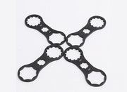 自転車用フォークレンチ フロントフォークキャップレンチ キャップスパナ レンチ 自転車 メンテナンス用品 ポータブル 自転車修理