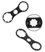自転車用フォークレンチ フロントフォークキャップレンチ キャップスパナ レンチ 自転車 メンテナンス用品 ポータブル 自転車修理