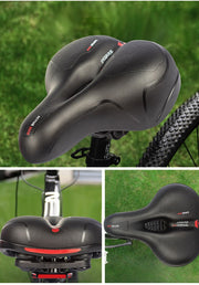 自転車用サドル クッションサドル ソフトサドル 自転車用品 自転車用パーツ 交換 衝撃吸収 穴あき ロードバイク クロスバイク マウンテンバイク サイクリング かっこいい おしゃれ