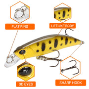 スピンテールジグ ハードルアー メタルバイブ 釣り針付き 釣り具 疑似餌 偽餌 3Dアイ フック付き 小魚デザイン カラフル 海釣り 川釣り 海水 淡水 釣り用品 フィッシング用品 アウトドア