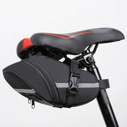 サドルバッグ 自転車 カバン ポーチ サドル下 反射材 取り付け簡単 防水 ワンタッチバックル 面ファスナー ファスナー 小物入れ アウトドア サイクリング マウンテンバイク ロードバイク バッグ テールバッグ 便利