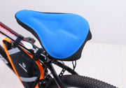 サドルカバー サイクルカバー 自転車用品 椅子カバー サドルクッション メッシュ 通気性 ソフト やわらかい 紐長さ調節可 サイクリング 滑りにくい 滑り止め クッション性 単色 無地 シンプル 汚れ防止 防滑 蒸れにくい 黒 赤 青