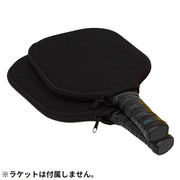 卓球ラケットケース テーブルテニスラケットカバー 1本収納 卓球用品 保護 防水 ファスナー ジッパー 無地 シンプル 黒 青 緑