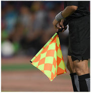 フラッグ 審判旗 手旗 ラインズマンフラッグ レフェリーフラッグ 信号旗 サッカー 陸上 フットボール フットサル スポーツ 運動 スクエア ひし形