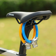 ワイヤーロック 鍵式 キータイプ 自転車用品 ケーブルロック カギ 盗難防止 施錠 防犯 駐輪クロスバイク マウンテンバイク ロードバイク サイクリング セキュリティー