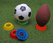 ボールスタンド ボールホルダー ボール置き シンプル バスケットボール サッカーボール バレーボール ラグビーボール 固定 スポーツ 青 赤 黄色 緑 オレンジ 単色