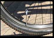 タイヤレバー 自転車用 単品 1個 タイヤ 取り外し 工具 自転車点検 自転車メンテナンス用品 タイヤ脱着 修理 メンテナンス パンク修理 コンパクト ミニ シルバーカラー ブラック 黒