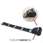 フィッシングメジャー メジャー 巻き取り式 魚用 釣りスケール 釣り フィッシング 防水 携帯 持ち歩き 魚計測 はかり 釣り用品 釣りグッズ コンパクト