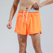 ショートパンツ 短パン メンズ 男性 紳士 大きいサイズ ボトムス パンツ ショート丈 ポケット付き ウエストゴム シンプル スポーツ 運動 トレーニング フィットネス スマホ 収納