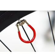 スポークレンチ 自転車用工具 メンテナンス スポーク調整 ホイール 組立て 調整 ニップル 緩める 締める 修理 車輪 リム カラバリ豊富 グリップ付き