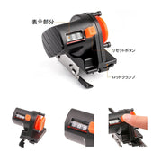 ラインカウンター フィッシングツール アナログスケール 釣り糸カウンター 釣り 釣り具 釣具ライン 釣り糸 計測 竿 リール 糸巻 後付け