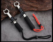 フィッシュグリップ フィッシングプライヤー フィッシュキャッチャー 釣具 魚掴み器 魚つかみ ステンレス 軽量 コンパクト