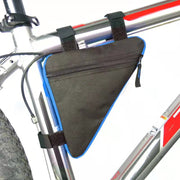 自転車用バッグ フレームバッグ ポーチ 三角形 工具入れ 面ファスナー サイクリングバッグ ロードバイク クロスバイク シンプル フレーム取り付け コンパクト 小物入れ