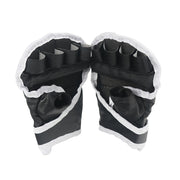 オープンフィンガーグローブ 両手セット トレーニンググローブ グラップリング パンチング MMA 総合格闘技 ムエタイ キックボクシング テコンドー 空手 練習 黒 ブラック