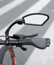 自転車用ミラー サイクルミラー サイクリングミラー 調節可能 シンプル 自転車 クロスバイク ハンドルバー フラットバー 取り付け 後付け サイクリング お出かけシーン 自転車用アクセサリー
