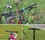 自転車ライト サイクルライト LED ヘッドライト テールライト 尾灯 シリコン 取り付け簡単 防水 点灯 点滅 モード切替え 小型 ミニ テントウムシ てんとう虫 可愛い 自転車アクセサリー 夜間走行 サイクリング 散歩 登山 夜釣り