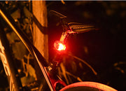 自転車ライト サイクルライト LED ヘッドライト テールライト 尾灯 シリコン 取り付け簡単 防水 点灯 点滅 モード切替え 小型 ミニ テントウムシ てんとう虫 可愛い 自転車アクセサリー 夜間走行 サイクリング 散歩 登山 夜釣り