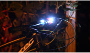 自転車ライト サイクルライト LED ヘッドライト テールライト 尾灯 シリコン 取り付け簡単 防水 点灯 点滅 モード切替え 小型 ミニ テントウムシ てんとう虫 可愛い 自転車アクセサリー 夜間走行 サイクリング 散歩 登山 夜釣り