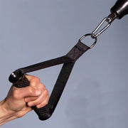 エクササイズハンドル 単品 ナスカン付き 交換用 ケーブルマシン ハンドグリップ トレーニングチューブ 持ち手 アタッチメント フィットネス