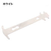自転車チェーンチェッカー メンテナンスツール 自転車用測定工具 測定定規 チェーンゲージ 測定器具 修理ツール 持ち歩き 修理工具