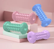 ストレッチローラー トレーニングローラー ヨガローラー 筋膜リリース エクササイズ トレーニンググッズ ダイエット器具 筒状 凹凸 筋トレ ボディケア リラックス 足裏 背中 太もも 腰 おしゃれ かわいい おうちトレーニング 自宅 セルフケア