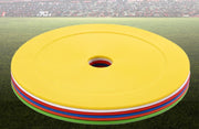 マーカーコーン 5枚セット 15cm フラットディスク スポーツ用品 平面 サッカー フットサル トレーニング 練習 目印 学校 子供 こども キッズ