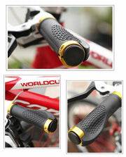 自転車用 ハンドルグリップ 1組 ゴム カバー 滑り止め 交換 保護 耐摩耗 軽量 ロードバイク マウンテンバイク クロスバイク