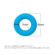 ハンドグリップ 筋トレ器具 リング型 握力 指 筋力 握力強化 トレーニング エクササイズ スポーツ用品 無地 単色 シンプル