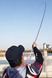 釣り竿 1.5ｍ 1.8ｍ 小型 コンパクト 軽量 持ち運び 川釣り 池 ボラ ハゼ 小魚 さお しなる 耐久性 伸縮式 グリップ 握りやすい