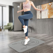 縄跳びマット ヨガマット なわとび スクエア型 スポーツ用品 トレーニング 防音 衝撃吸収 室内 ダイエット エクササイズ