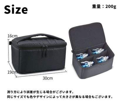 リールケース リール収納バッグ リールポーチ 収納バッグ 収納ポーチ 4個収納 商品画像4