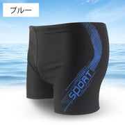 水着 スイムパンツ メンズ スイムウェア 男性用 ショート丈 ボクサー型 ボックス型 ショートパンツ 大きいサイズ ロゴ 競泳 水泳 フィットネス ジム スイミング 練習用 海パン レジャー 海水浴 プール ビーチ おしゃれ かっこいい 紳士用 ブラック